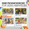DETEX® Picknickdecke Campingdecke XL 195x150 cm Wasserdicht Produktbild-Vorschau 4