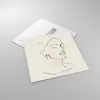 Bilder auf glas - Einteilig - Frau Zeichnung Linie - Produktbild-Vorschau 2