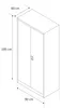 Armoire métallique pour bureau et atelier JAN D600 900 x Voir les images du produit 4