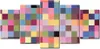 Akustikbild Abstrakt 200x100 cm Bilder Akustikschaum Produktbild-Vorschau 2