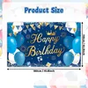 Happy Birthday Dekoration Hintergrund Banner Gold Produktbild-Vorschau 2