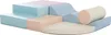 A set of soft play blocks in pastel colors arranged on a white background. Produktbild-Vorschau