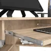 Rohový PC stôl DRIONAS - dub sonoma Náhľad obrázku produktu 4