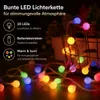 LED Lichterkette bunt 3m – 20 Kugeln, batteriebetrieben, Produktbild-Vorschau 2