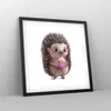 Gerahmtes Poster - Schwarzer Rahmen - Igel Cupcake Kinder - Produktbild-Vorschau 8