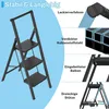 XINZI Escabeau 3 marches pliable avec main courante, Voir les images du produit 3