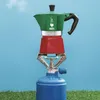 Bialetti 0005322, Moka kanvica, 0,13 L, Zelená, Červená, Náhľad obrázku produktu 4
