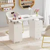 Tavolo per manicure COSTWAY con aspirazione elettrica della Anteprima dell’immagine prodotto 9