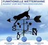 WENKO bandiera meteo gallo gatto topo motivo design Anteprima dell’immagine prodotto 4