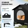 Outdoor Katzenhaus, Robustes 4-Jahreszeiten Katzenhäuschen Produktbild-Vorschau 3
