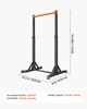 VEVOR pull-up bar prenosná pull-up stanica Power Dip Náhľad obrázku produktu 7