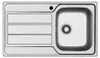 Lavello da incasso Tirreno861 in acciaio inox con vasca e Anteprima dell’immagine prodotto 1
