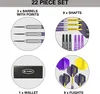 Target Darts Luke Littler Brass Steel Tip Darts Set mit Pro Produktbild-Vorschau 15