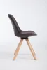 Besucherstuhl Calais Drehbar Natura Square braun Produktbild-Vorschau 3
