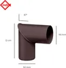 INEFA Regenrohrbogen 87 Grad für Fallrohr, PVC DN50 / 50mm, Produktbild-Vorschau 2