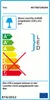 An energy efficiency label for a light fixture. Produktbild-Vorschau