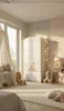 Grande armoire blanche pour chambre d'enfant, 88 x 187 cm. Voir les images du produit 2