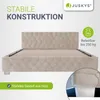 Juskys Polsterbett Nizza 180x200 cm mit Matratze - Produktbild-Vorschau 7