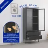 Mein-Regal Vitrine Paris aus Metall mit Schubladen und Produktbild-Vorschau 4