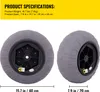 SucceBuy Beach Balloon Wheels 15,7-calowe opony TPU do Podgląd zdjęcia produktu 7