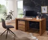 A modern home office with a wooden desk, computer, and chair. Náhled obrázku produktu
