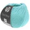 A ball of mint green yarn with a black label. Produktbild-Vorschau