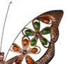 Solar Wandbild Schmetterling in bronze mit 24 LED - 61 x 52 Produktbild-Vorschau 3