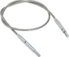 A metal cable with threaded ends against a white background. Produktbild-Vorschau