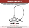 A close-up of a drain cleaning tool with descriptive text. Produktbild-Vorschau