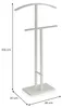 Herrendiener SCOTT aus Metall, beige lackiert - eleganter Produktbild-Vorschau 2