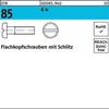 Reyher  Flachkopfschrauben DIN 85 A 4 M 4 x 10 A 4 (1000 Produktbild-Vorschau 1