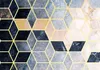 Vlies Fototapete - Blue Geometric Pattern 250x175 cm Produktbild-Vorschau 5