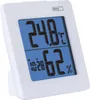 Digitální teploměr s vlhkoměrem, bezdrátové čidlo, budík, datum E0114 Voir les images du produit