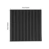 3D Wandpaneel, 50 x 50 cm, PVC, 12 stuks. Zwarte Productafbeelding-voorbeeld 3