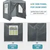 CLIPOP 4 panneaux latéraux pour pavillon 2x2 m, 2 panneaux Voir les images du produit 2