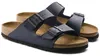 Birkenstock Arizona Damen-Pantoletten in Blau – schmale Produktbild-Vorschau 3