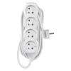 Prodlužovací kabel 5 m / 4 zásuvky / bílý / PVC / 1 mm2 Náhled obrázku produktu