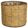 Vaso da fiori Clayre & Eef Ø 30x23 cm Marrone Seagrass Anteprima dell’immagine prodotto 1