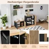 Merax Garderoben-Set 5-teilig mit Spiegel und Schuhschrank, Produktbild-Vorschau 8