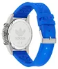 Adidas Uni Uhr EXPRESSION TWO CHRONO Silikon blau AOFH24520 Produktbild-Vorschau 4