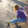 Socken für Damen & Herren Lange Baumwollsocken, 41-46, Gelb Produktbild-Vorschau 3