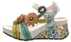 Laura Vita Laura Vita Keilsandalette Beige Produktbild-Vorschau 16