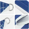 vidaXL Sonnensegel Blau und Weiß 3,6 x 3,6 m 100 % Produktbild-Vorschau 4