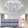 Oyajia 98W LED Deckenleuchte Heart Design Weiß Deckenlampe Produktbild-Vorschau 3