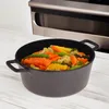 KAMILLE Topf FERRAN Aluminiumtopf 6,5 l Induktion schwarz Produktbild-Vorschau 1