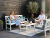 30% RABATT 3-Sitzer Gartenbank aus Akazienholz - Weiß Produktbild-Vorschau 8