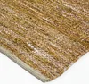 Żółty tkany dywan skórzany 160x230 Podgląd zdjęcia produktu 3