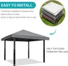 （Beige）Toit de remplacement pour pavillon Toit de pavillon Voir les images du produit 4