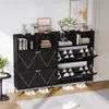 Merax Schuhschrank 2er-Set mit 2 Klapptüren und Produktbild-Vorschau 2