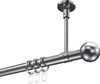 Interdeco Gardinenstange / Vorhangstange Edelstahl-Optik / Produktbild-Vorschau 1